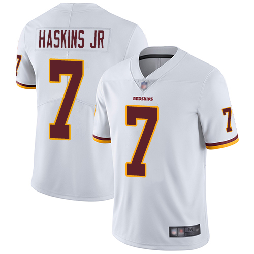 Washington Redskins Limited White Men Dwayne Haskins Road Jersey NFL Football #7 Vapor->washington redskins->NFL Jersey